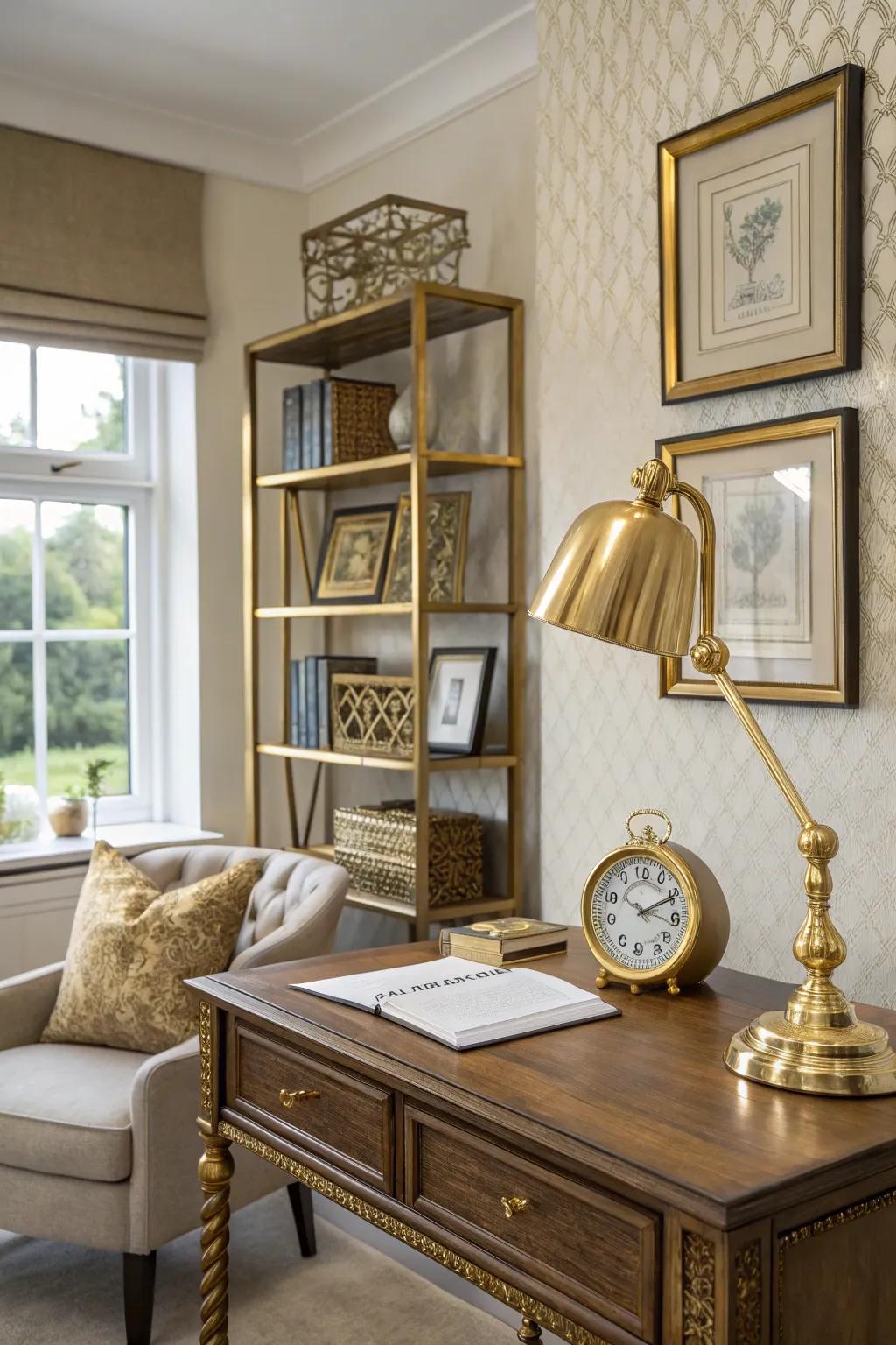 Gold is a touch of luxury.