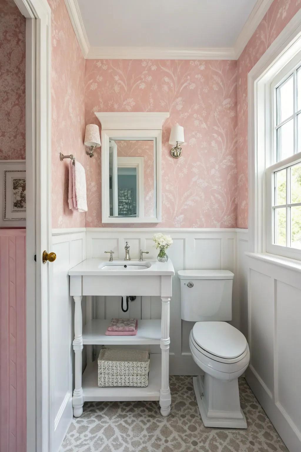 Pastels contribute a hint of understated grace.