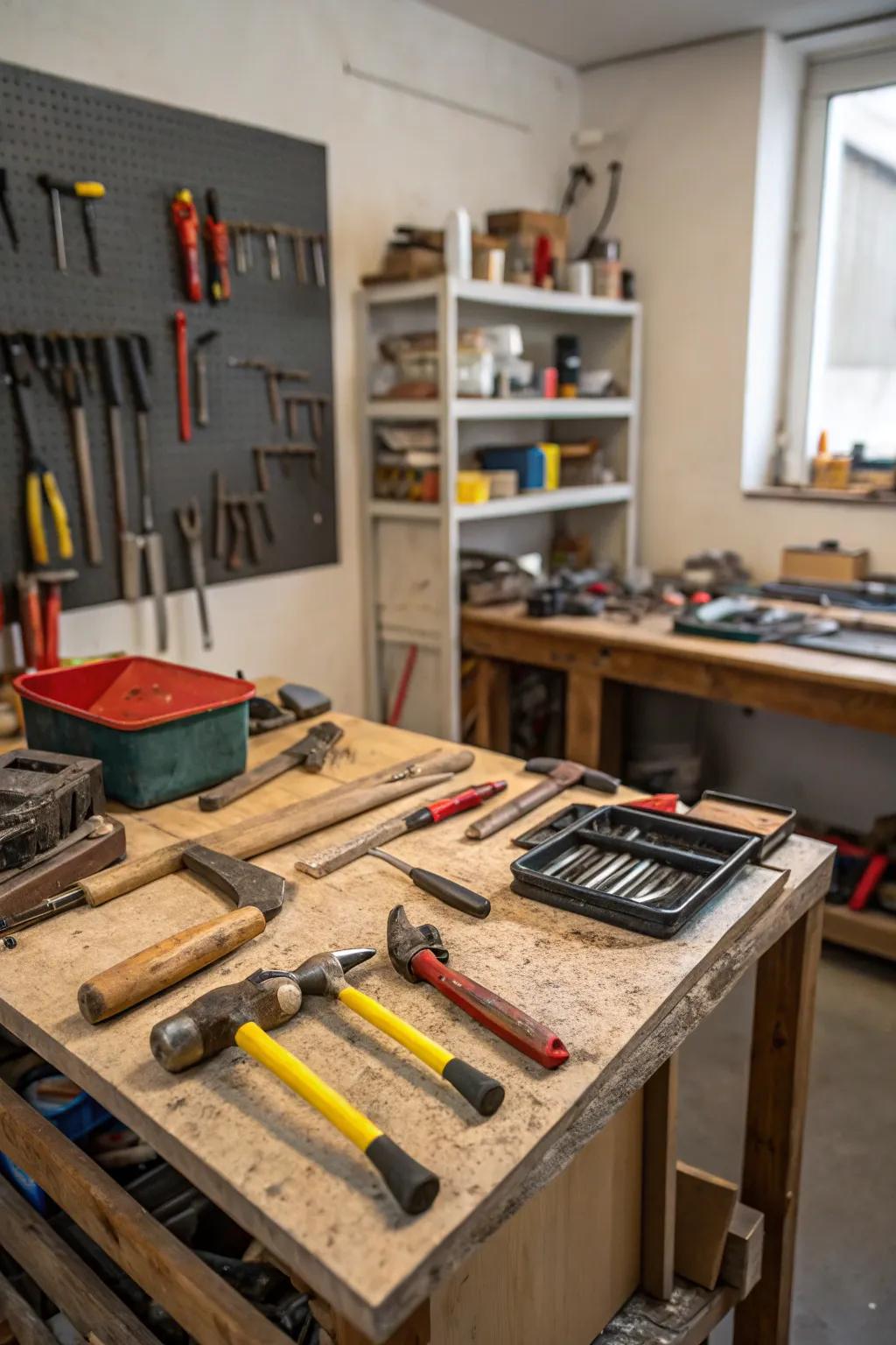 A personalized workshop for DIY enthusiasts.