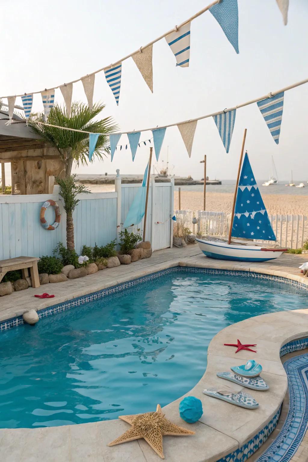 Bring coastal vibes to your backyard with a spool pool.