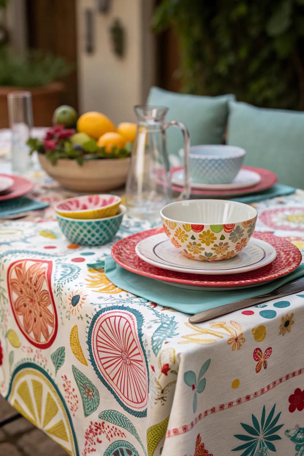 Lively graphics add cheer and vibrancy.