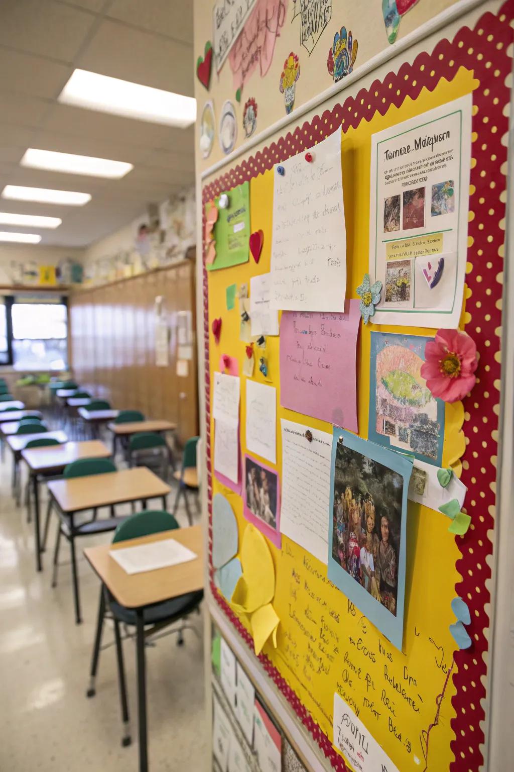 A dedicated space empowers students to contribute.