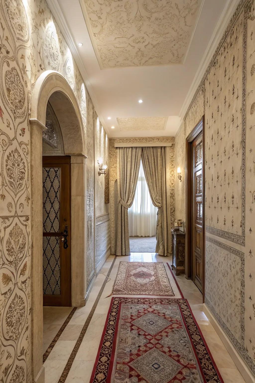 Refined designs enrich your entryway decor with complexity and depth.