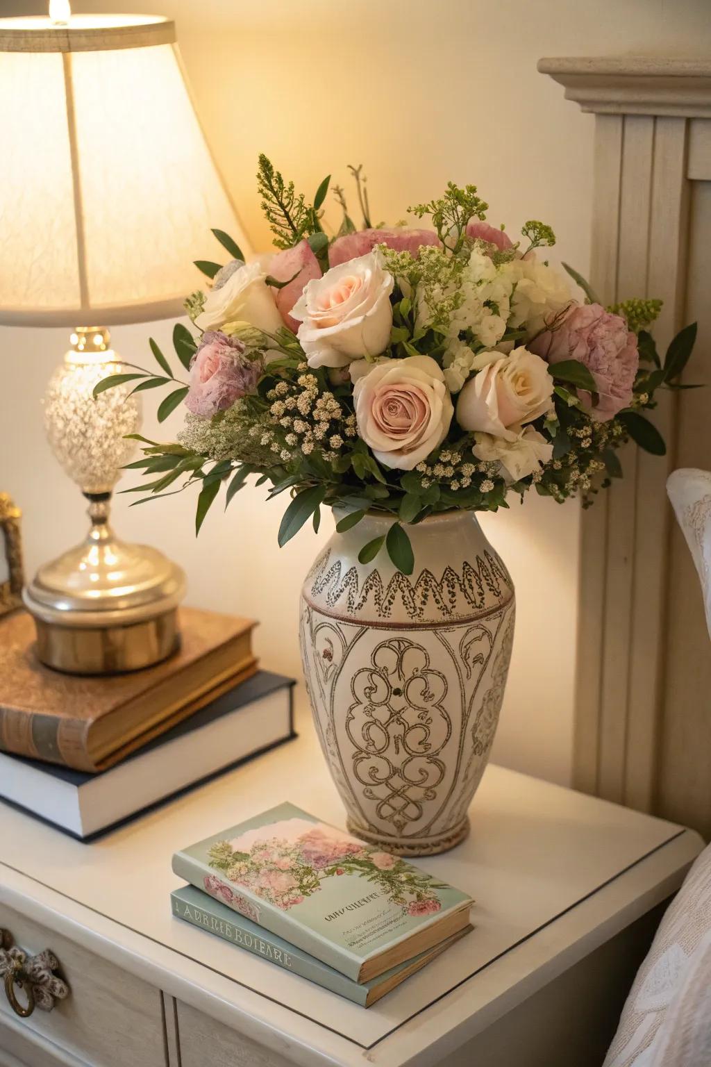 Pastel bouquet celebrating friendship and love.