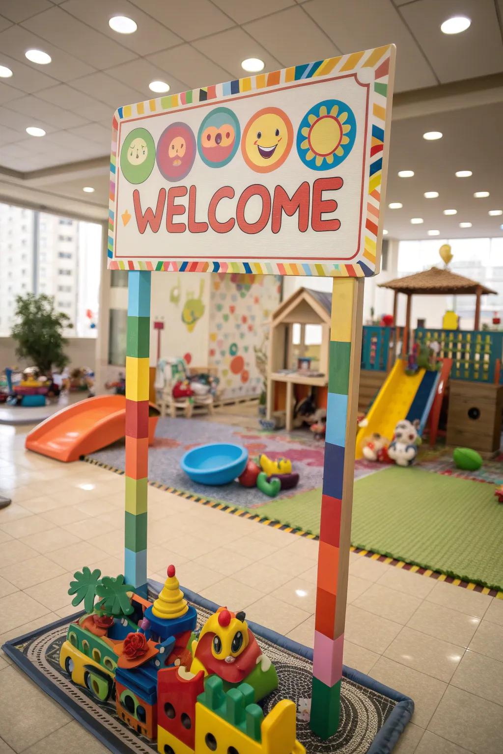 Receive little ones through a playful children’s spot.