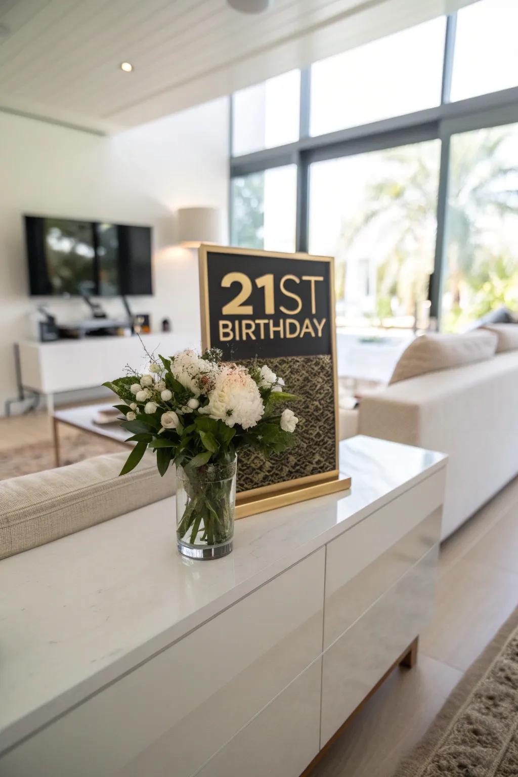 Ebony and gold give off an elegant and classic appeal.