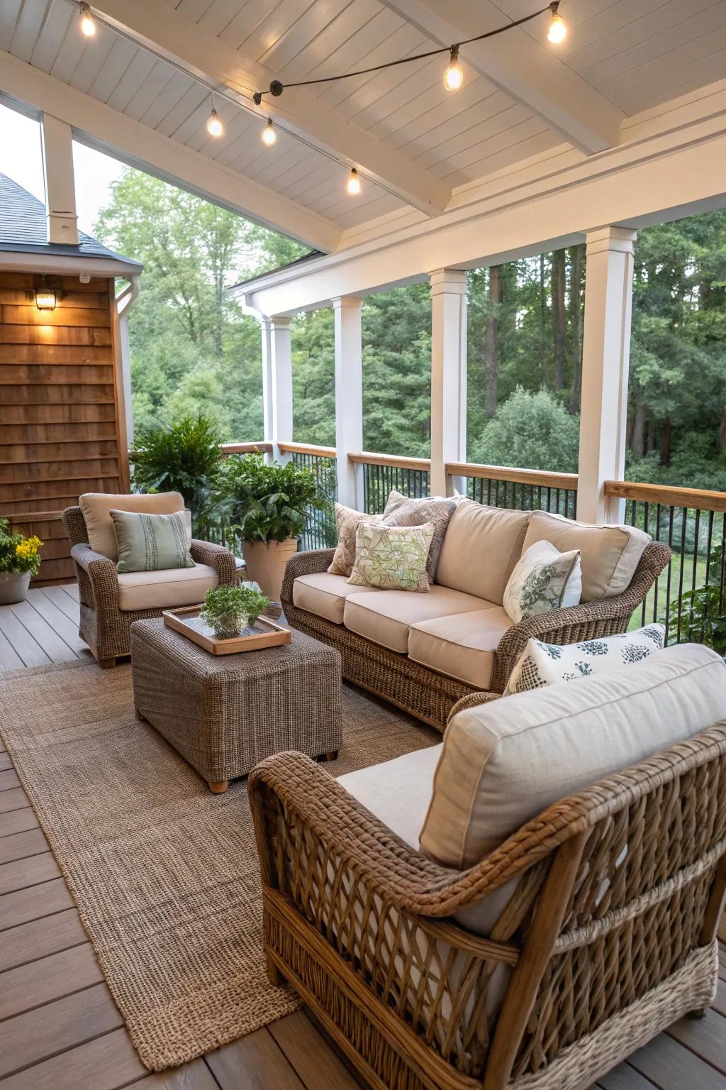 A welcoming seating area perfect for relaxation.