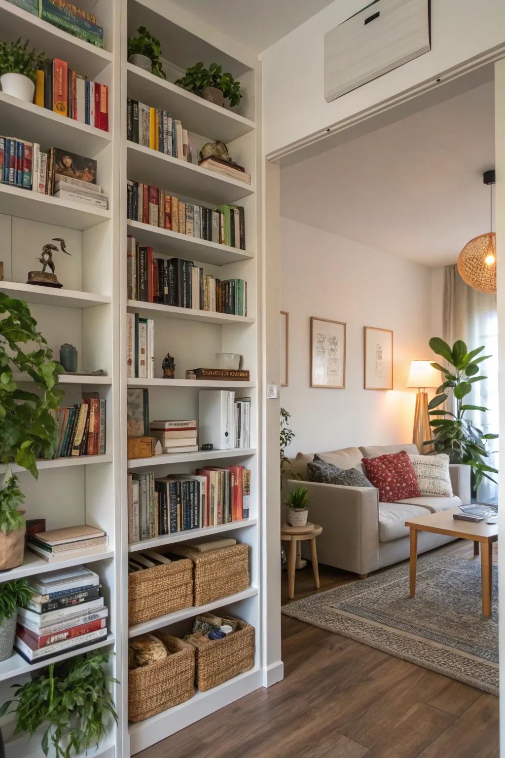 Vertical storage adds function and height