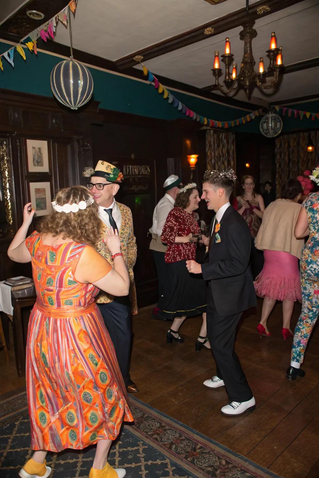 Step back into the past with a wonderful decades themed costume celebration.
