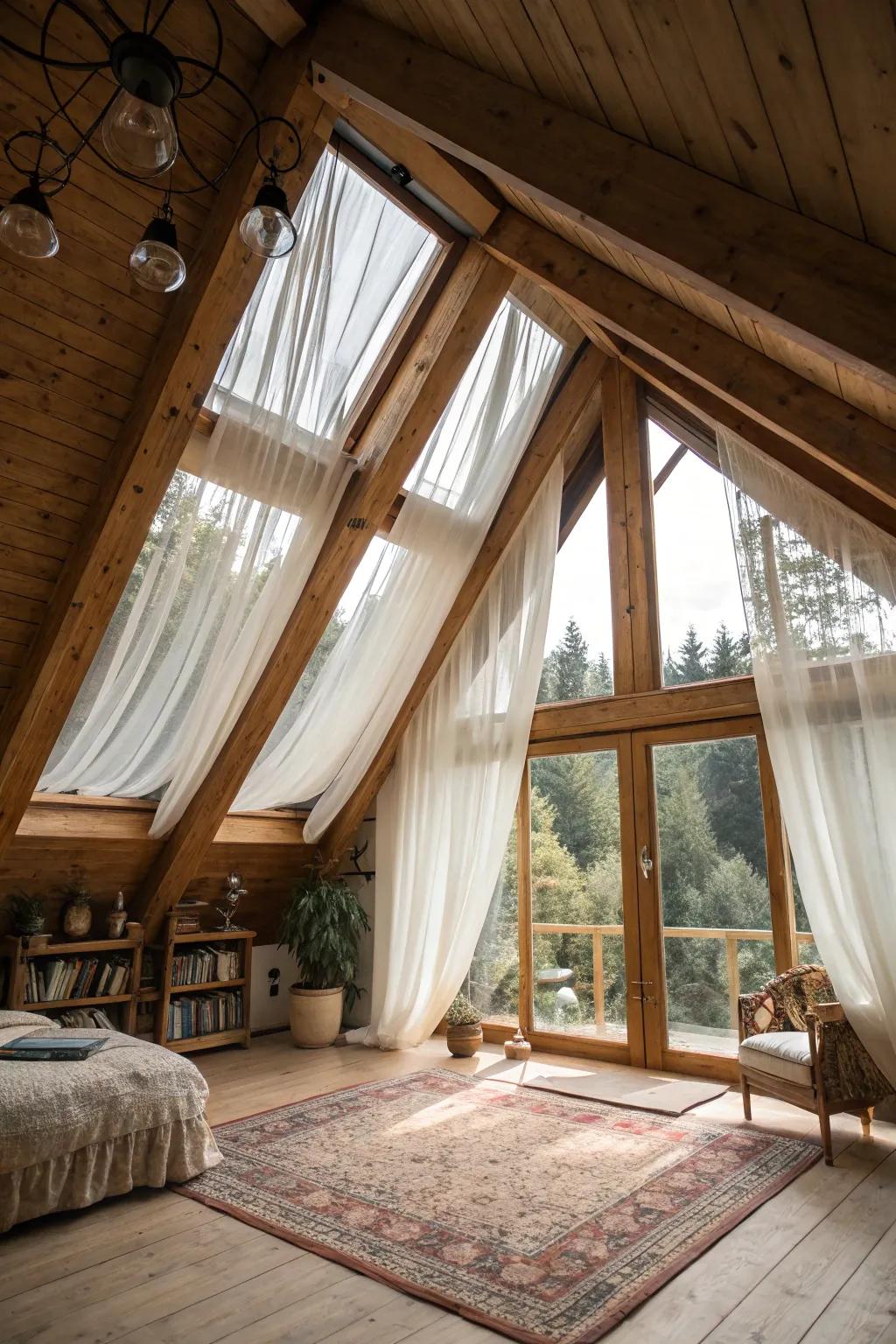 Skylights transform your attic into an illuminated, welcoming area.