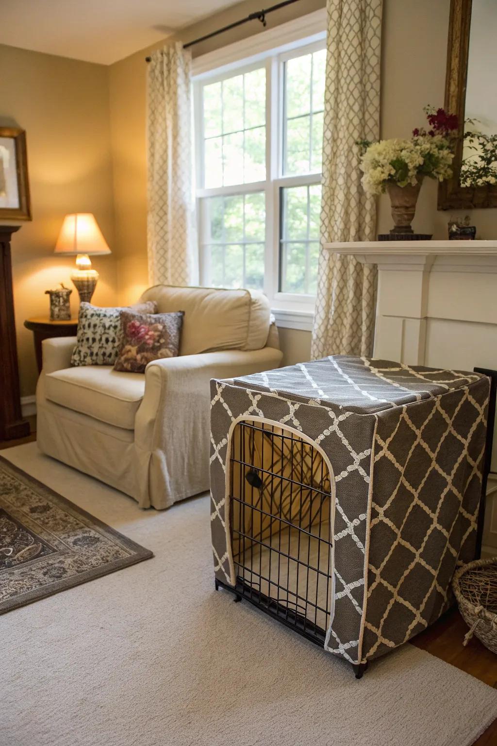 Fabric covers add elegance and warmth to any space.