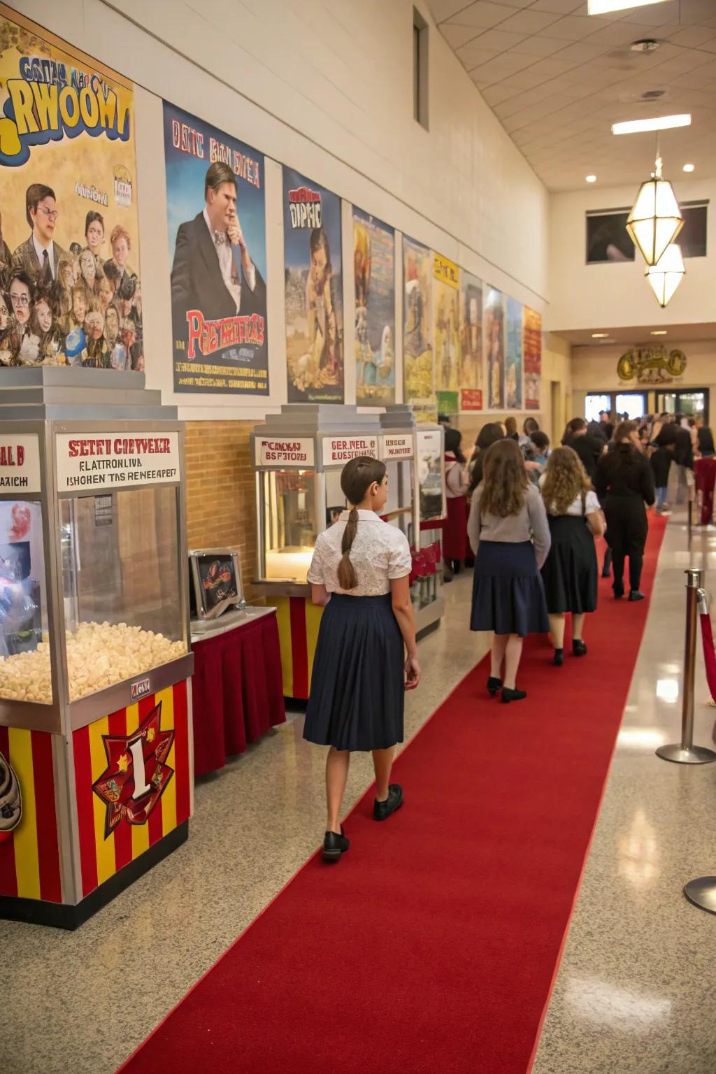 Movies and popcorn are the perfect mix for an attendance treat.