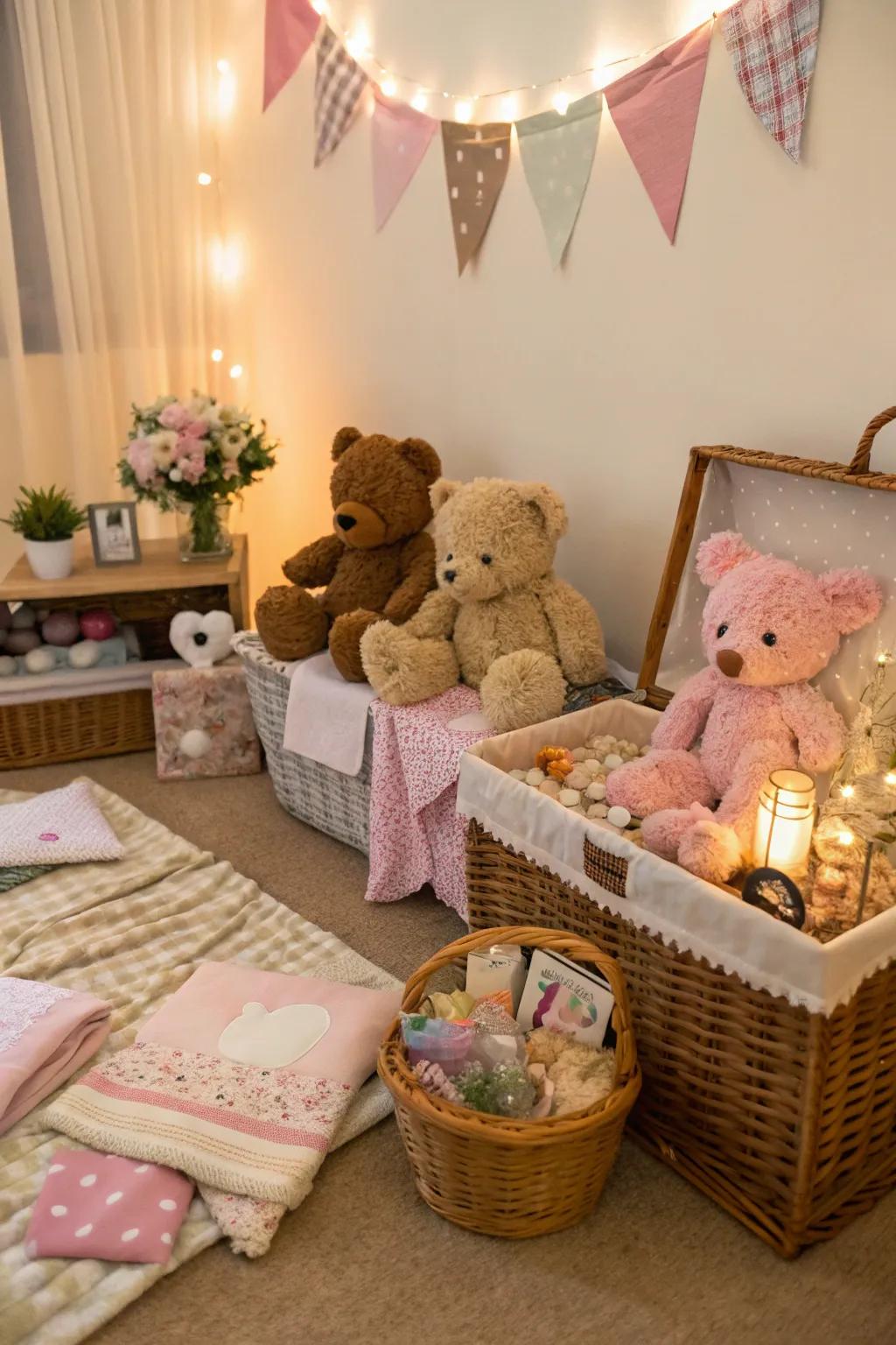 Teddy Bear Gathering - An Adorable and Snug Photo Spot
