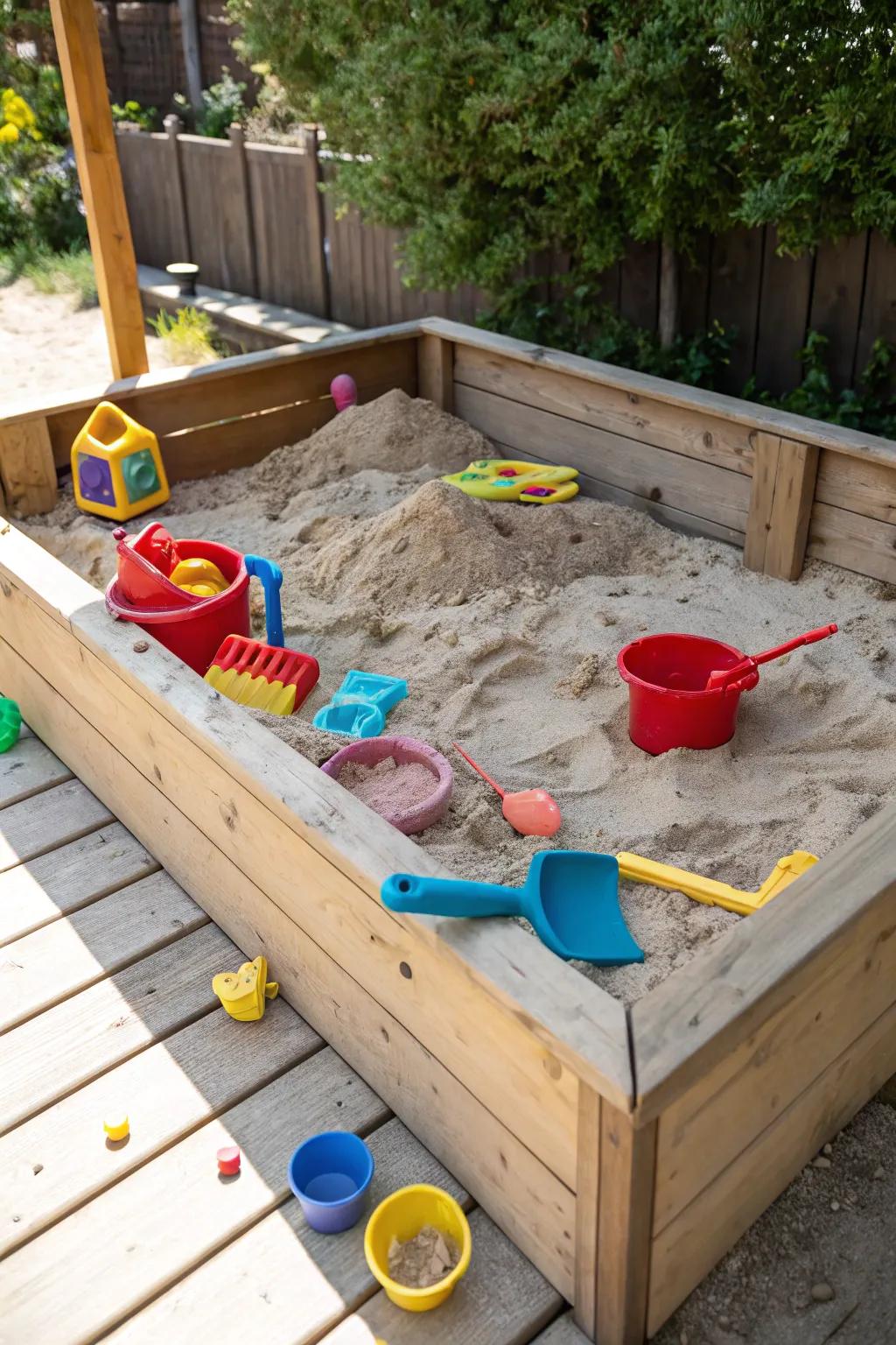 Boundless creativity awaits within this sandy oasis.