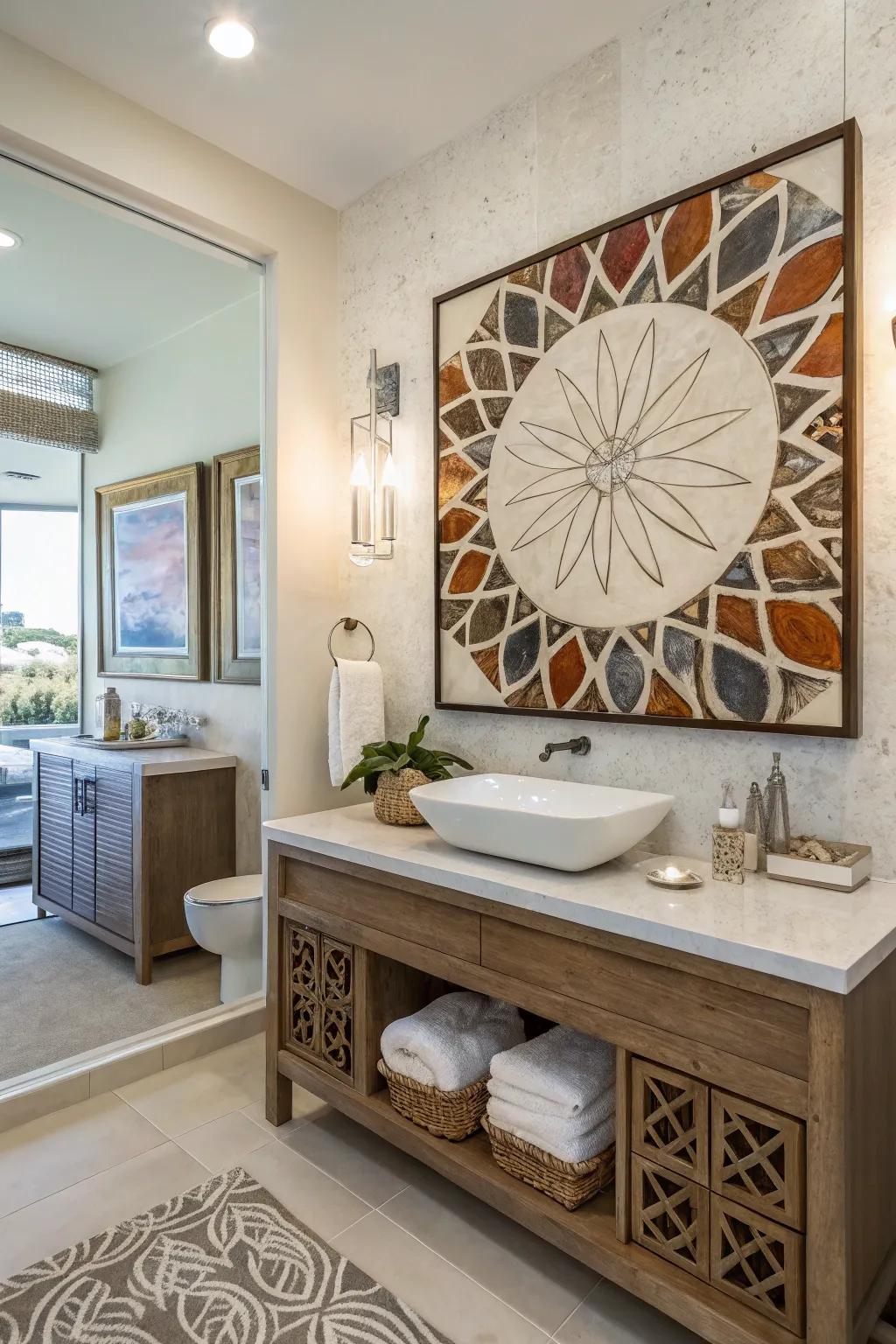 Bring out your personality with stunning artwork and graceful mirrors.