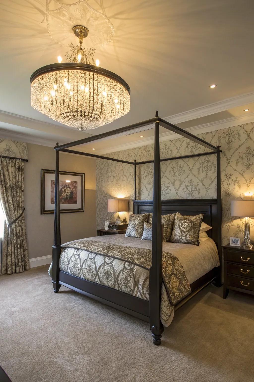 A starburst brings elegance and surrounding light.