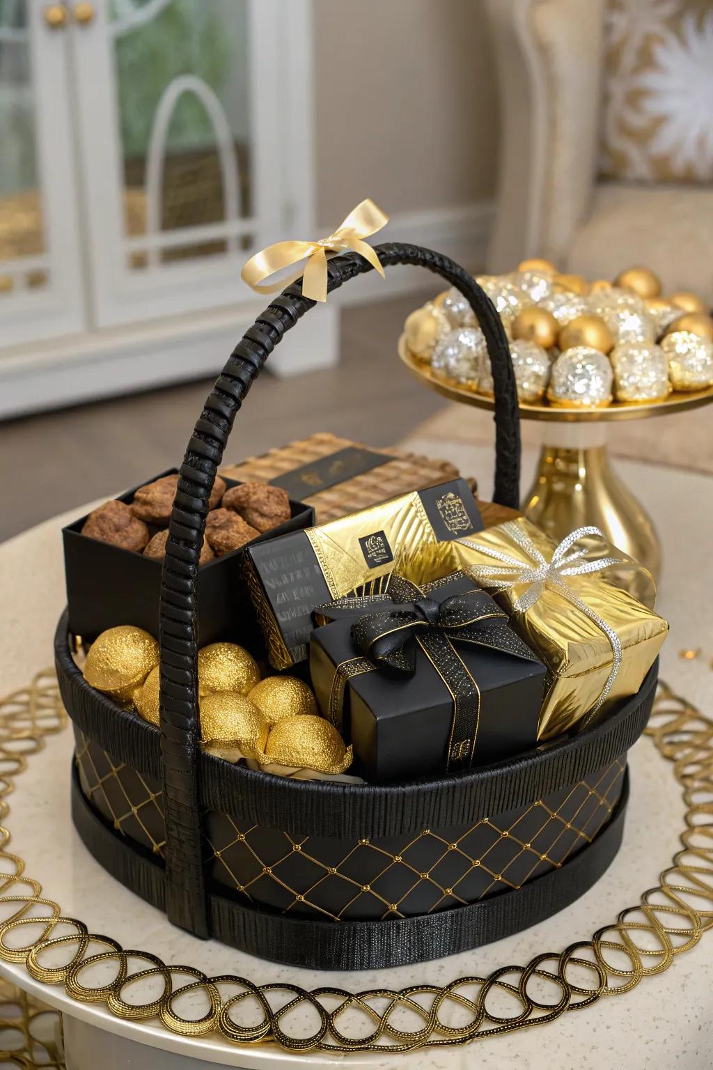 Dark and gilded charm for a touch of luxury.