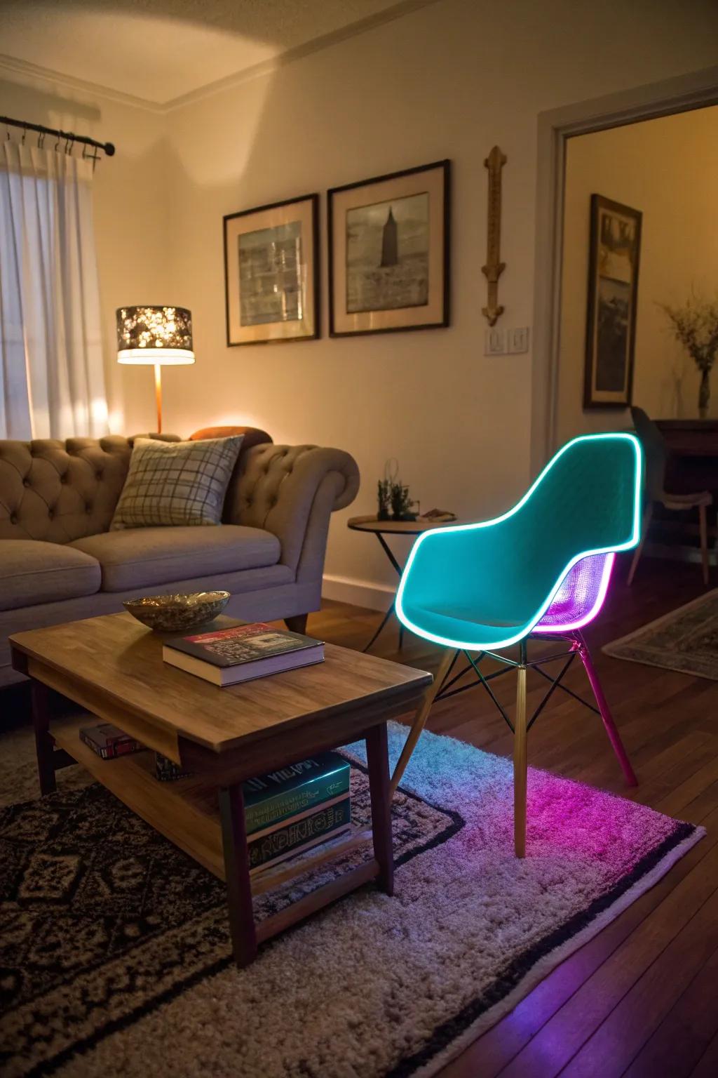 A simple material change can cause your furniture to beam with renewed vitality.