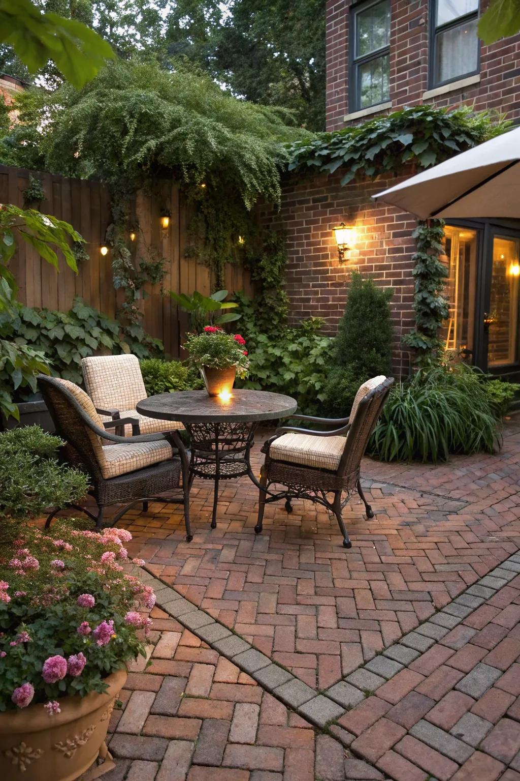 The woven pattern delivers a striking visual appeal to any environment.