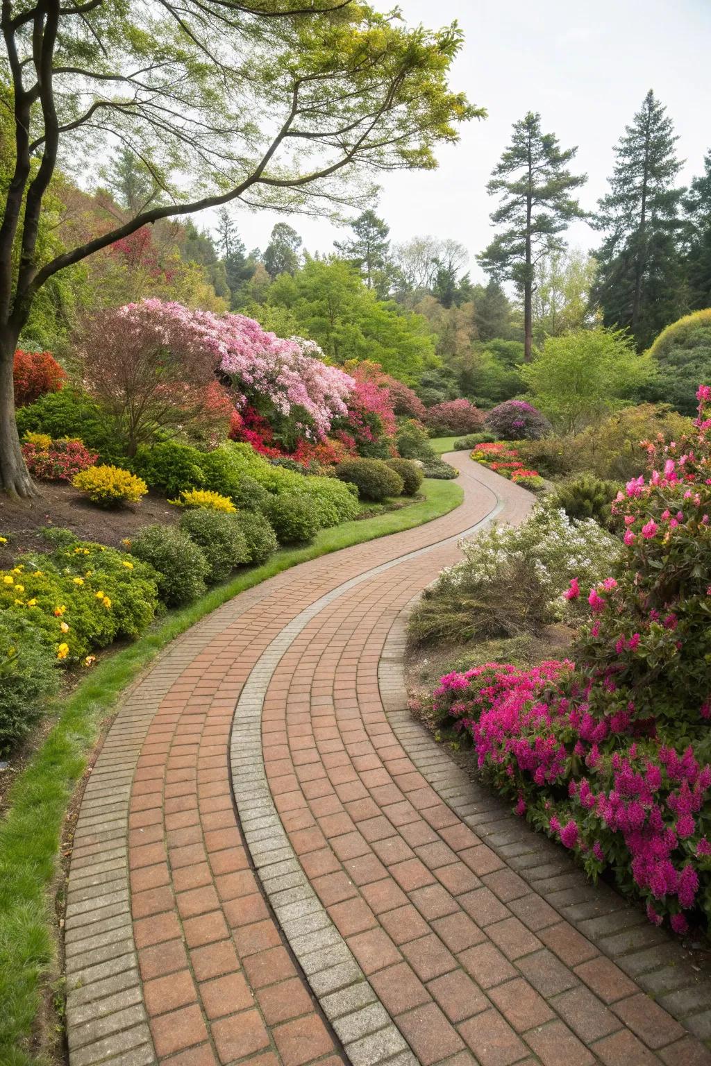 Curved paths: Inject a sense of adventure into your paths.