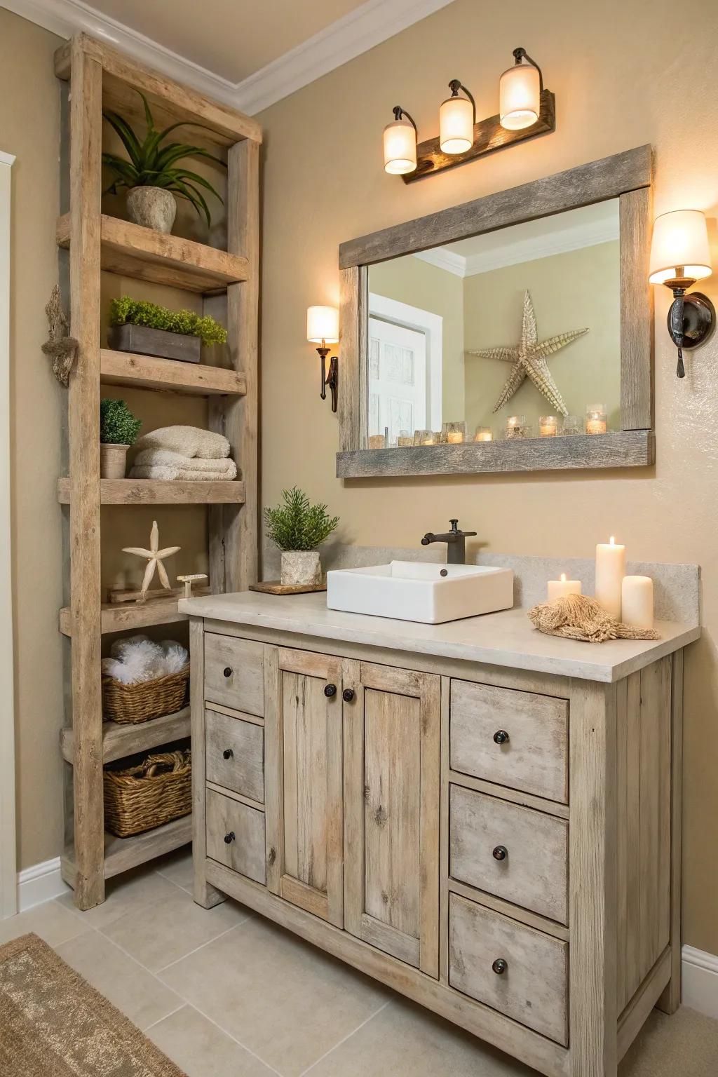 Natural wood builds a connection between indoor coziness and outdoor splendor.