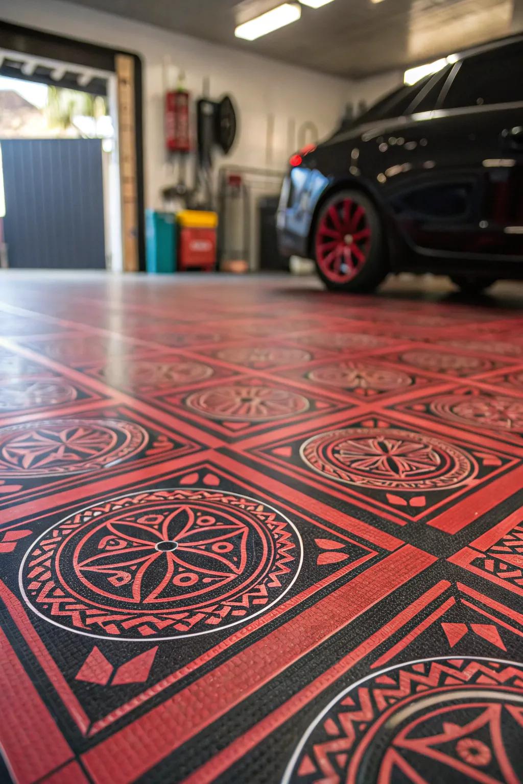 Unique geometric designs offer an individual and artistic touch.