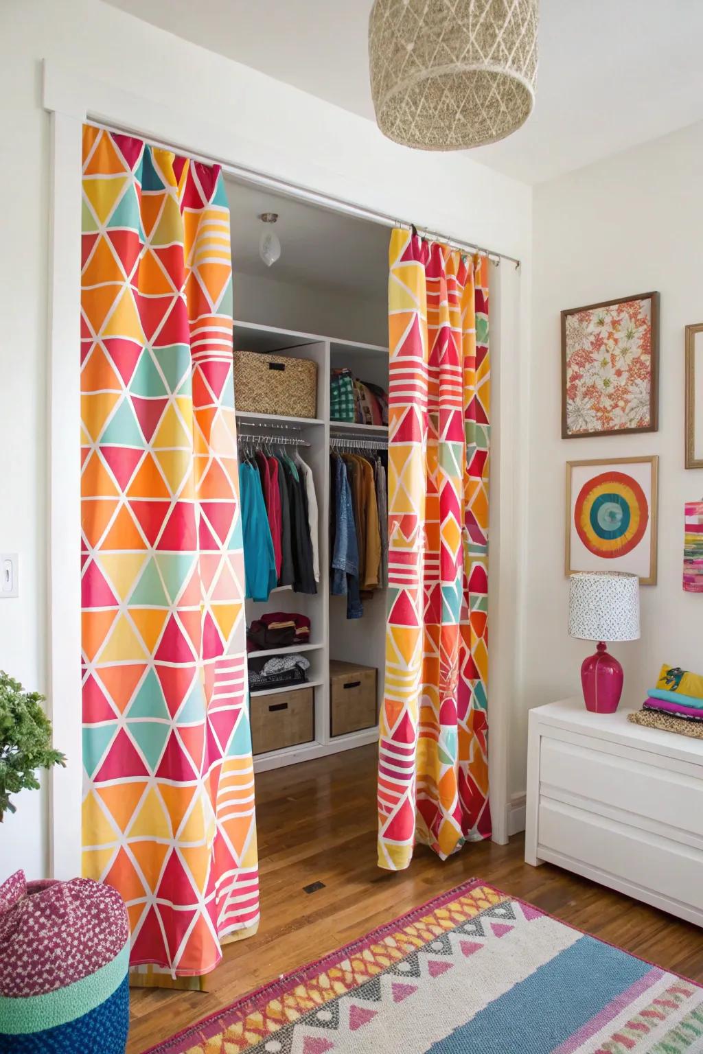 Design your closet as a focal point with striking designs.