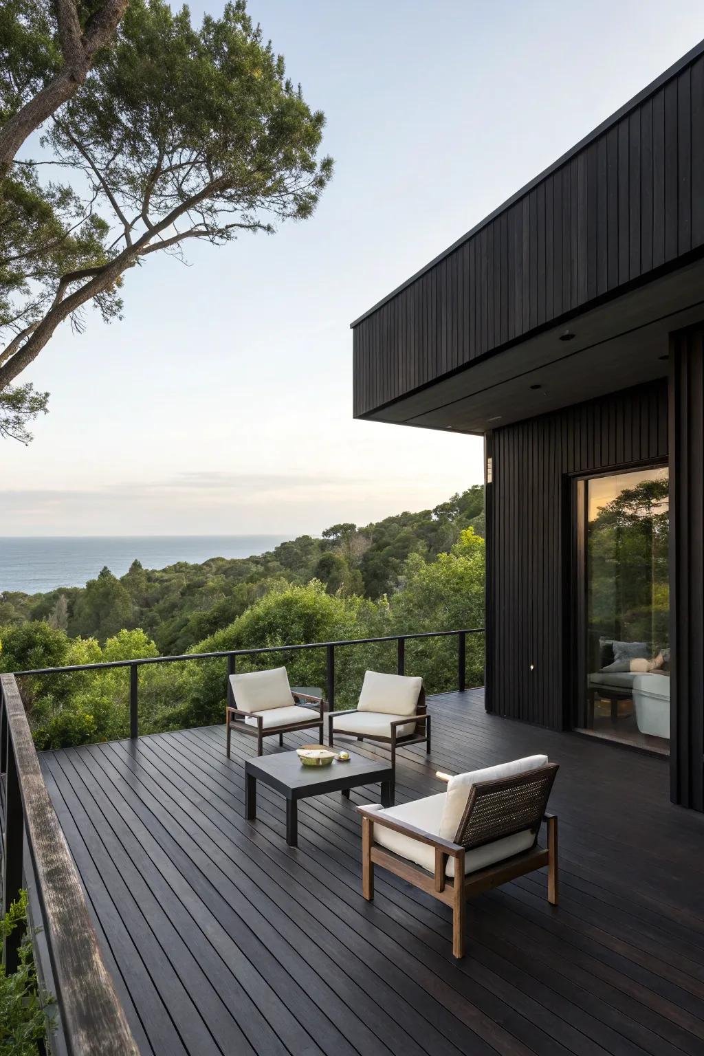 Midnight Brown decks offer a sophisticated and modern look.