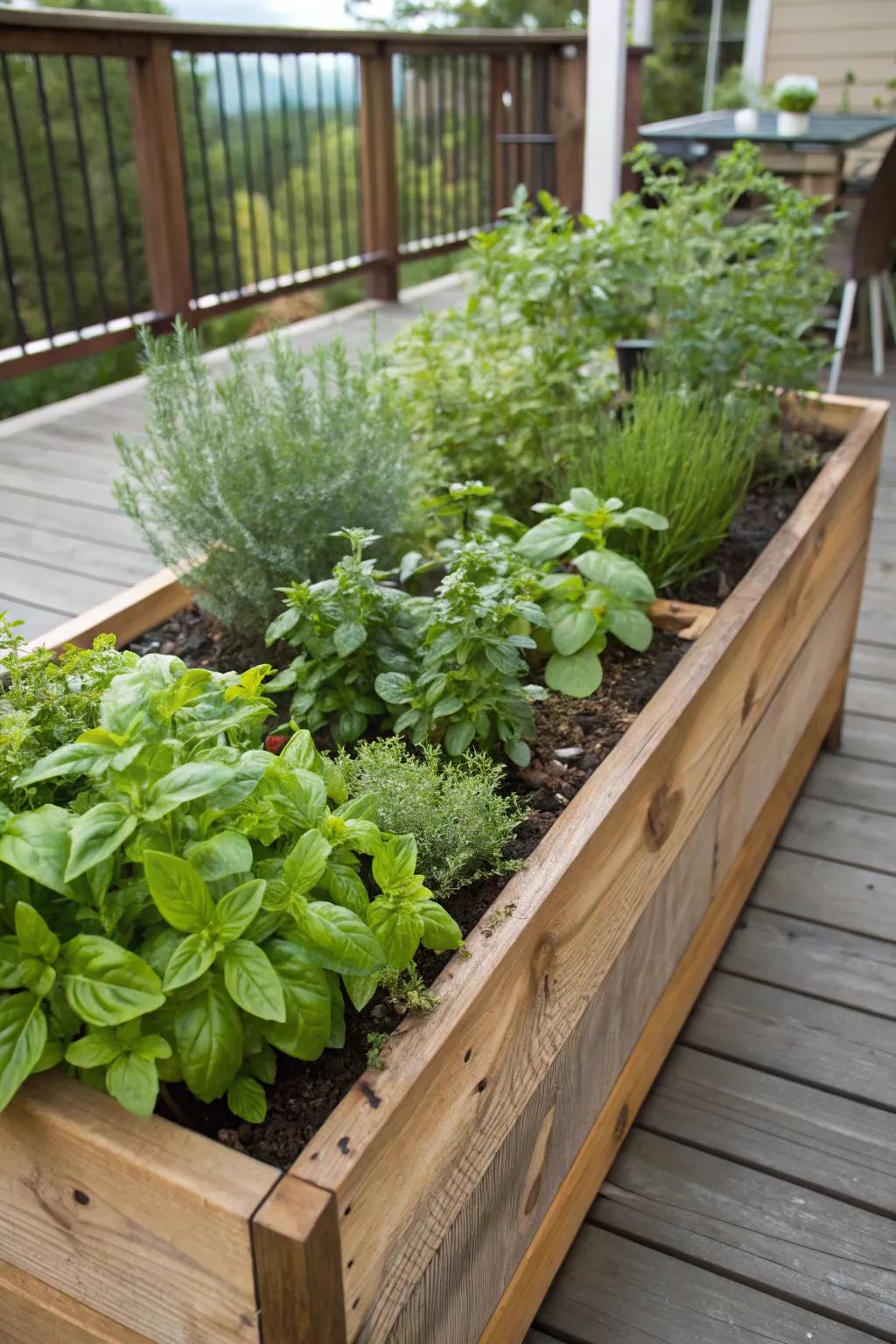 Take your herb garden to new heights with rustic raised beds.