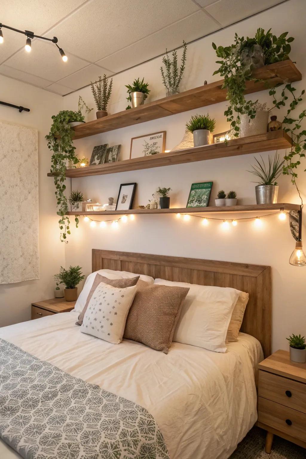 Wall ledges offer a dynamic and versatile decorating option.