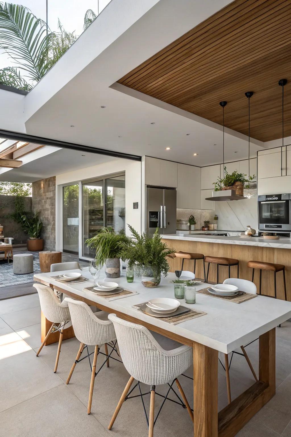 An open-style design that promotes engagement and connectedness.