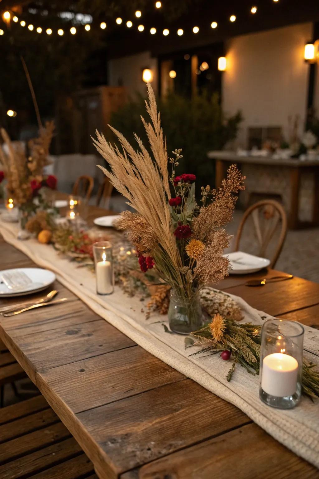 An eye-catching centerpiece ideally suited for any dining table.