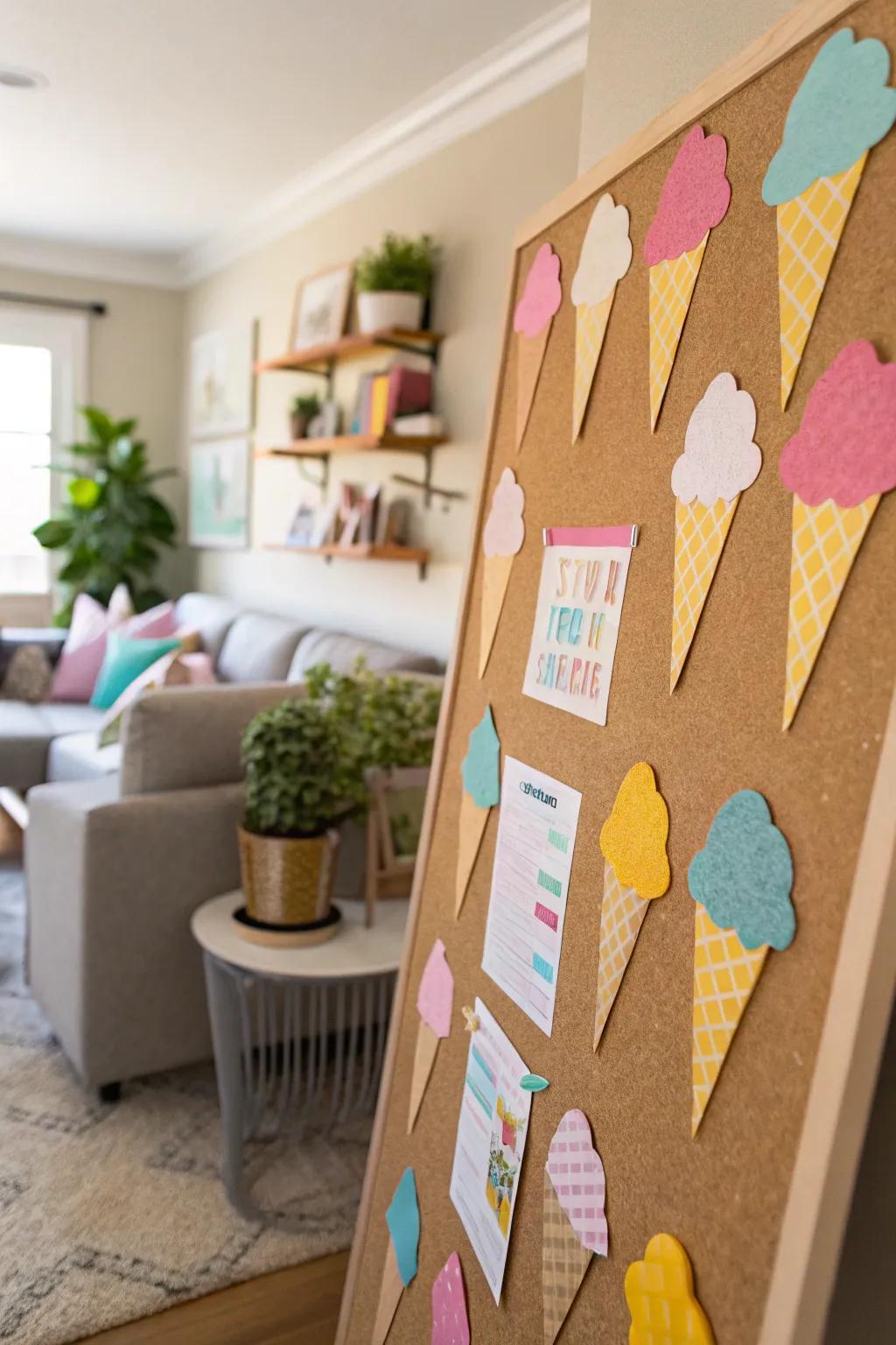 Stay cool with a whimsical frozen delight-centric board.