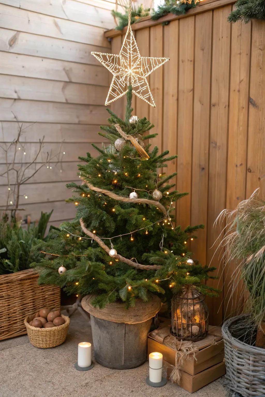 A branch star brings natural refinement to any tree.