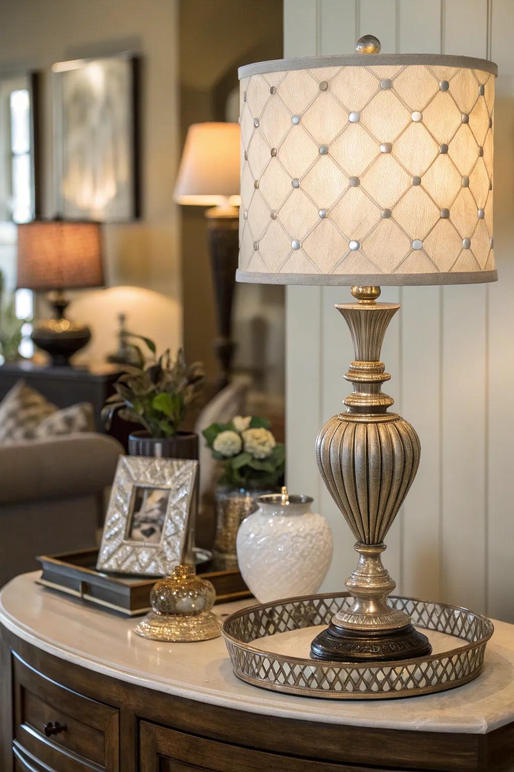 Table lamps are both beautiful and useful, enhancing the appeal of your entryway.