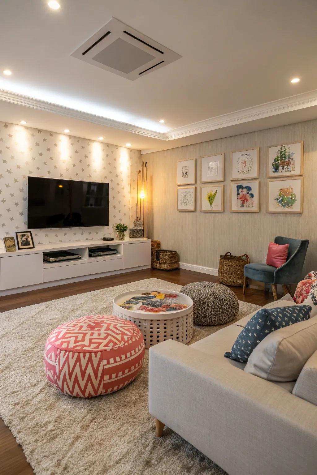 Unique decor styles tailored to each space.