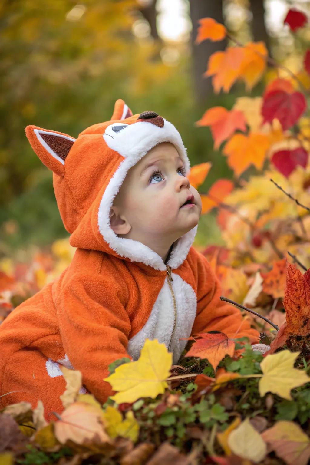 A snug and charming forest fox costume for a bewitching evening.