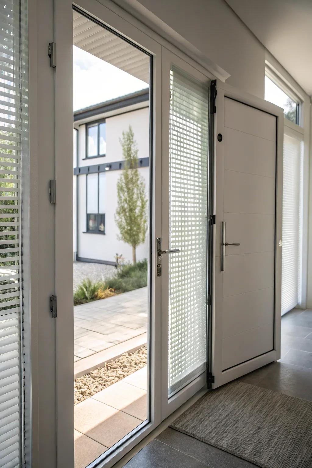 Sleek window treatments deliver both elegance and usability.