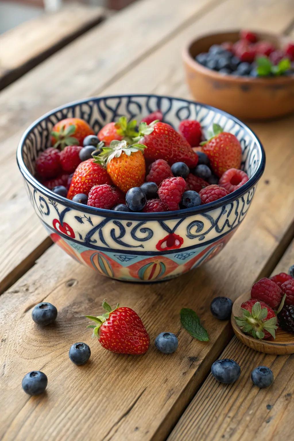 A berry combination that’s as tasty as it is gorgeous.