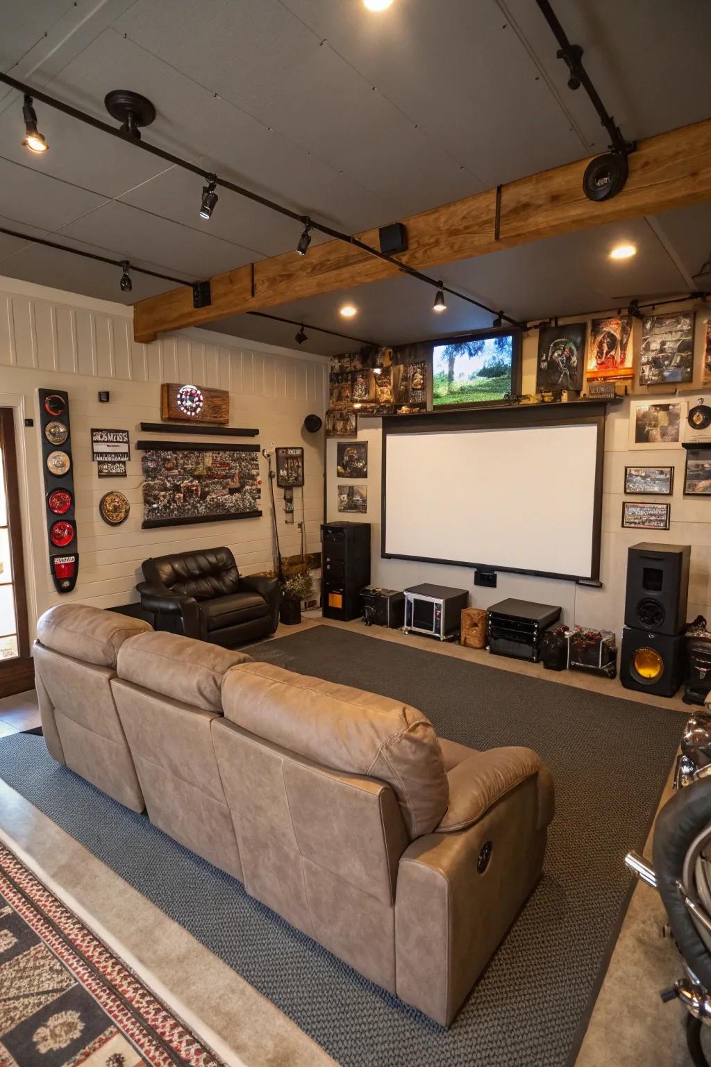 State-of-the-art entertainment central for the ultimate cinematic experience.