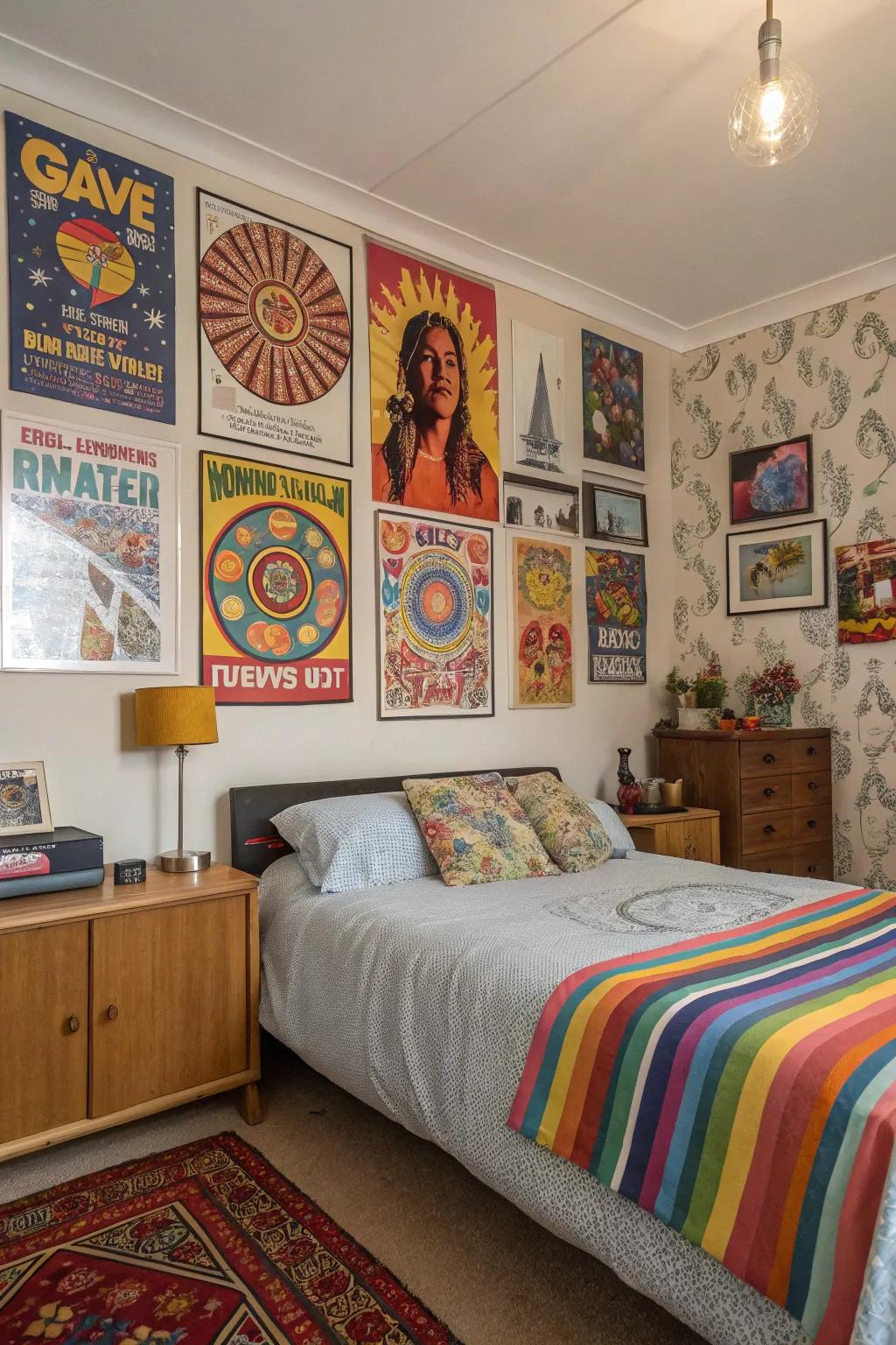 Vintage-style wall decor adds a sense of nostalgia and unique appeal to your area.