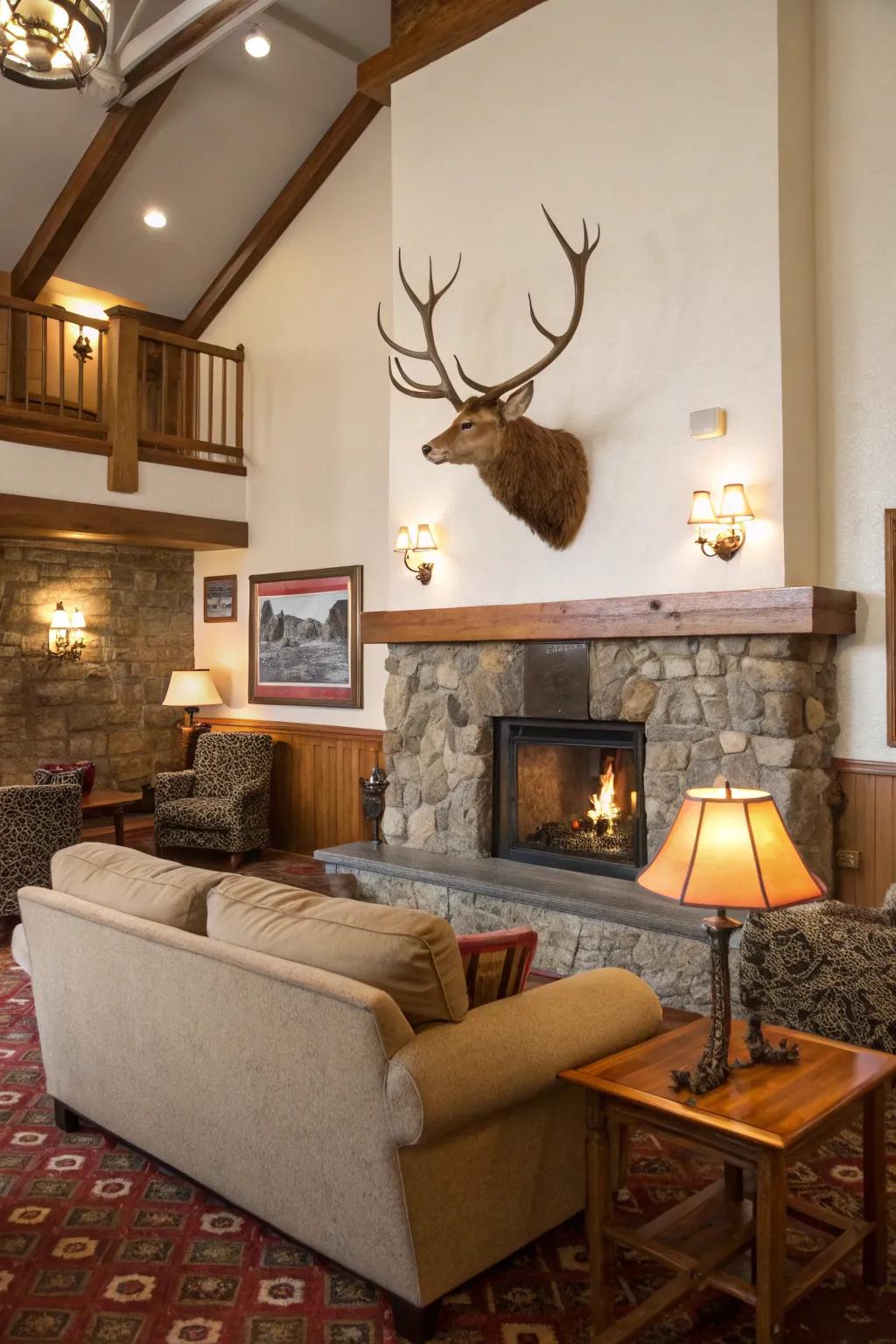 Creature trophies can serve as a stunning point of interest for your room.