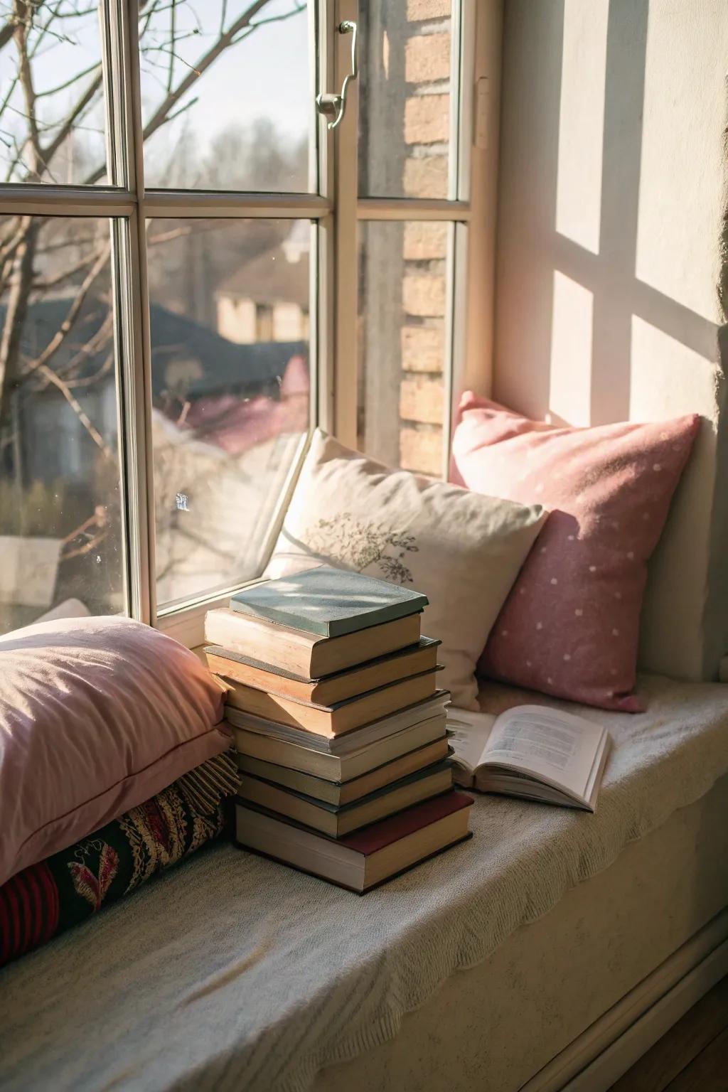 The ultimate area to relax with your favorite book and a picturesque view.
