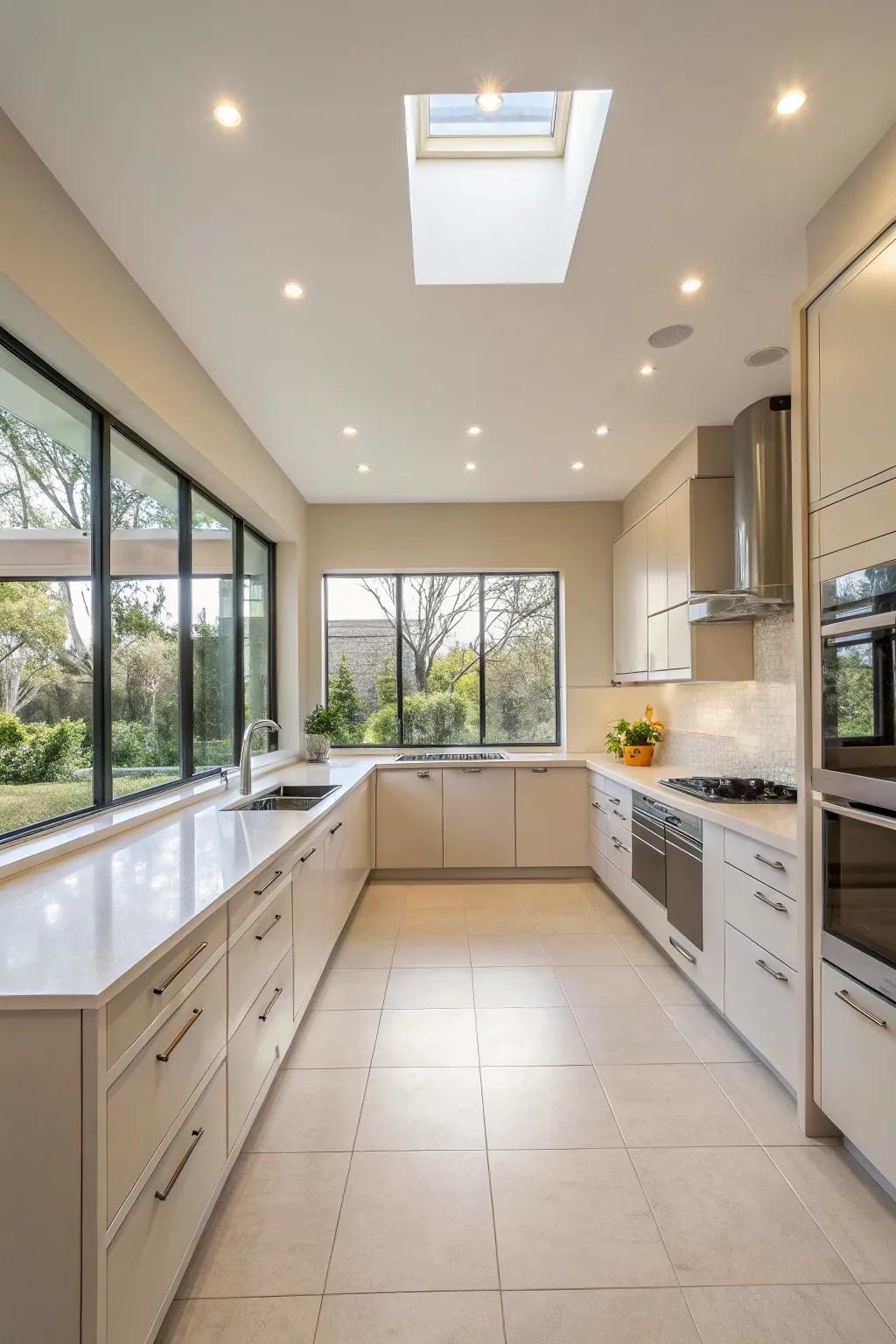 Fitted illumination providing a consistent and contemporary style.