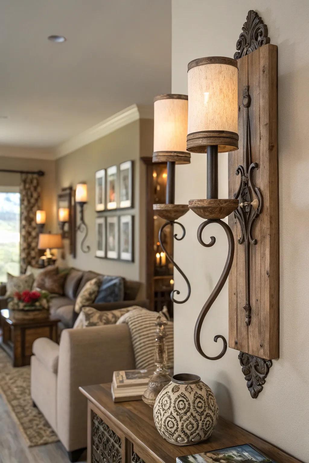 The blending of materials adds depth and visual appeal to your walls.