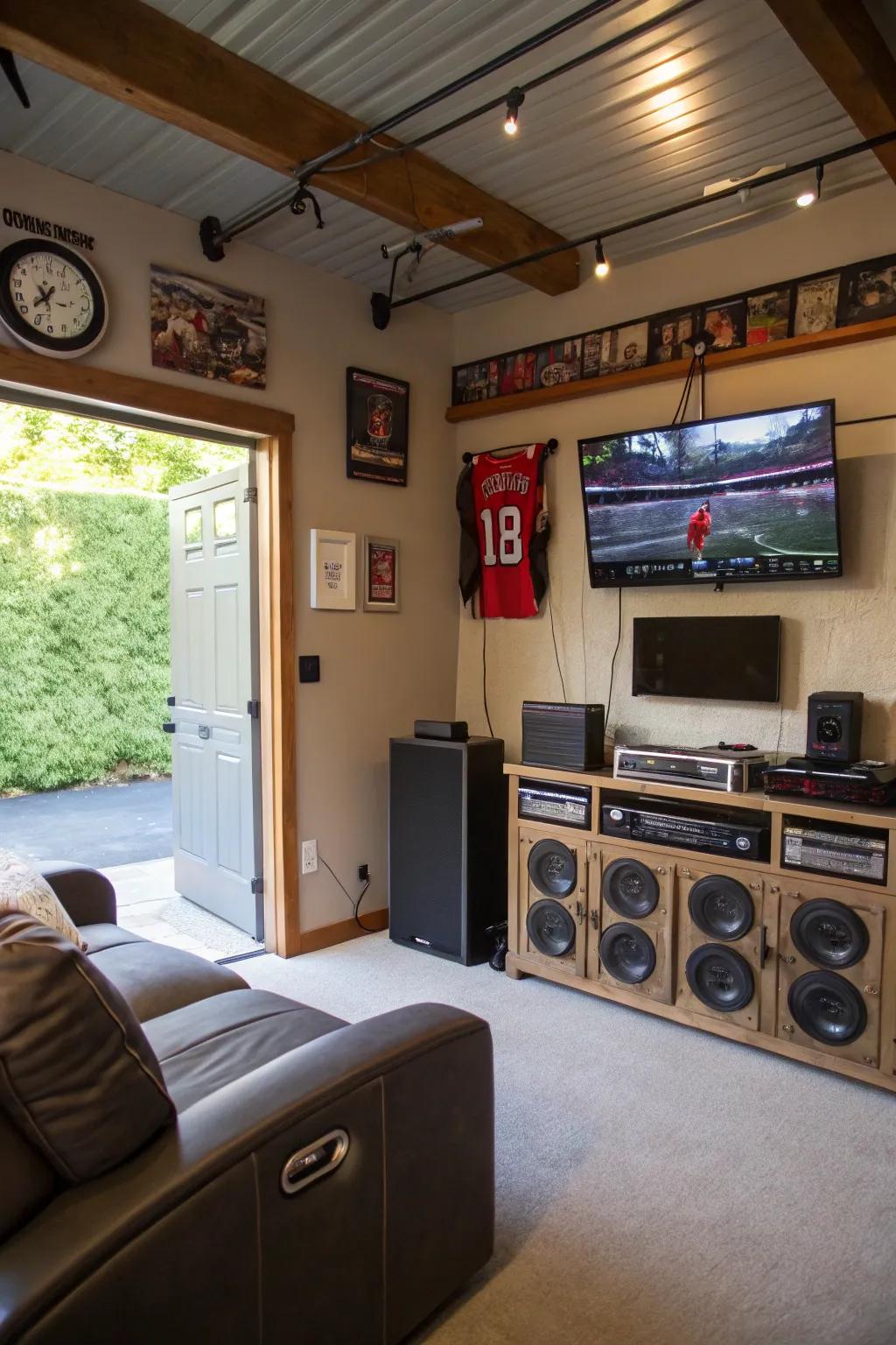 Do-it-yourself solutions create a fully engaging entertainment hub.