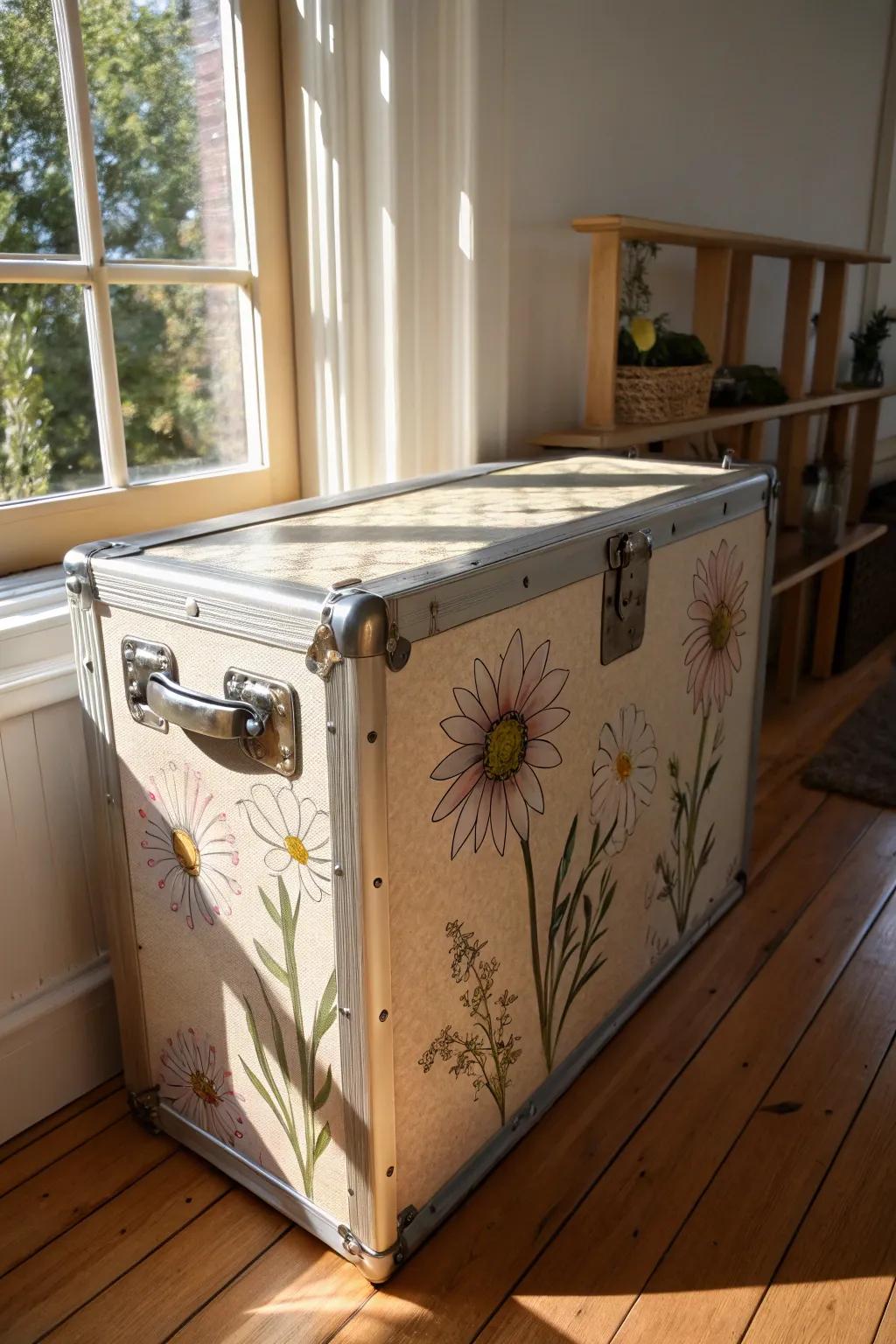 Floral patterns introduce a natural, serene vibe to your decor.