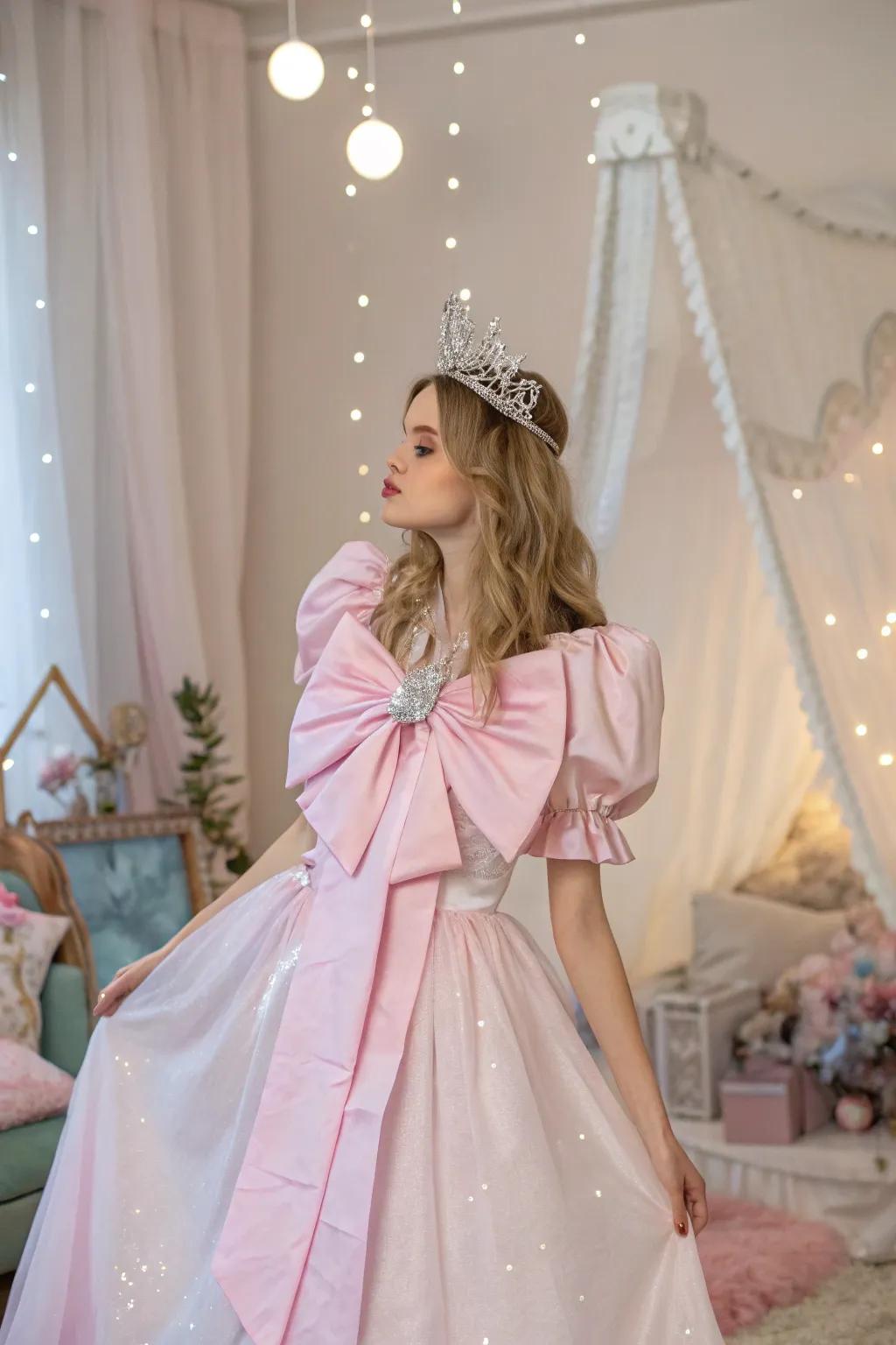 A fairytale character revitalized with a high-fashion edge.