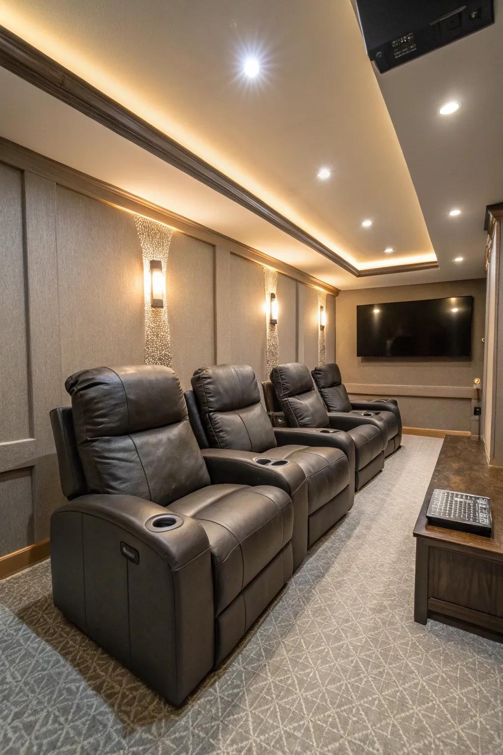 Space-conscious recliners bring comfort to snug areas.
