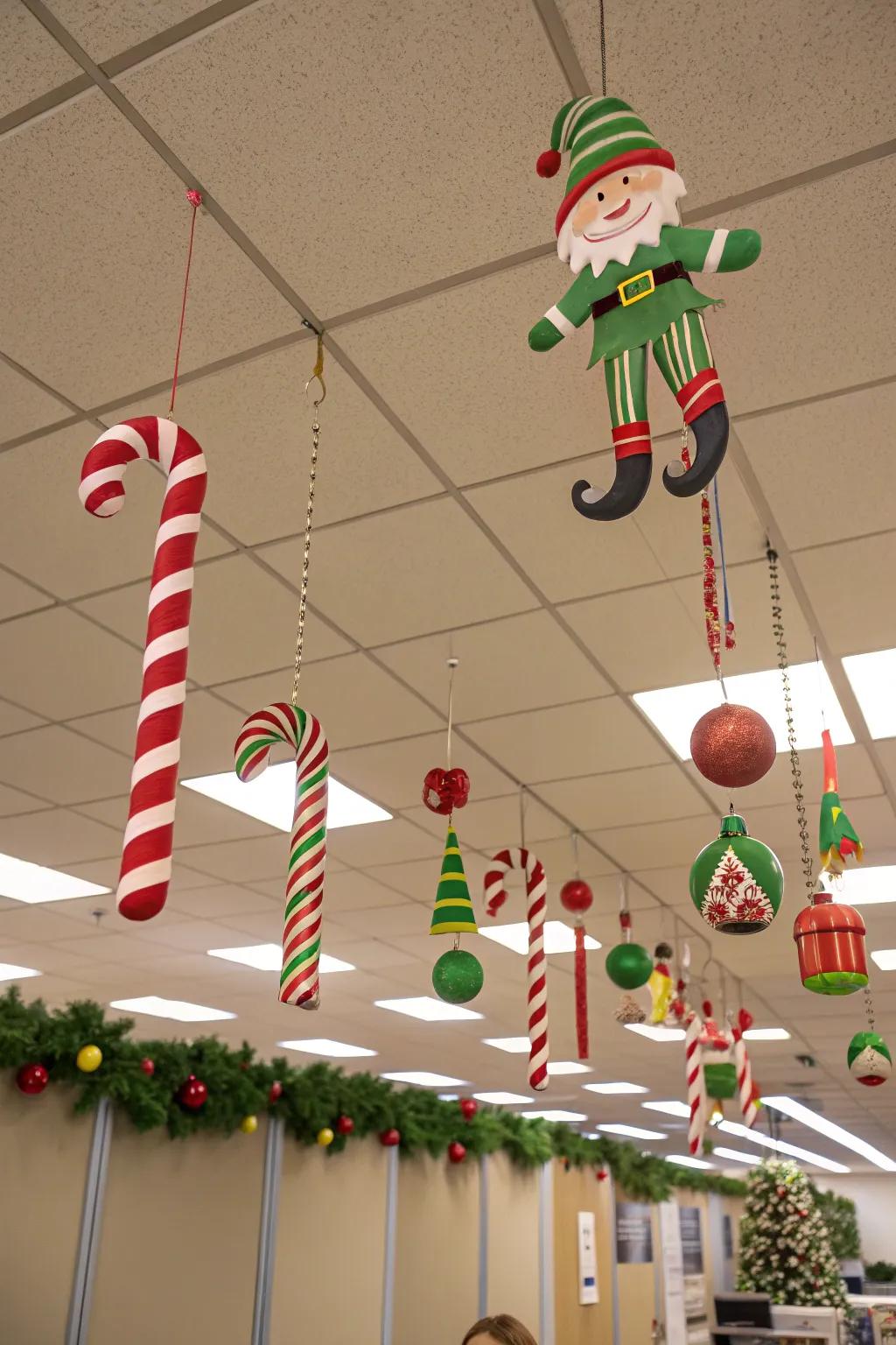 Joy from above: use roof space for festive joy.